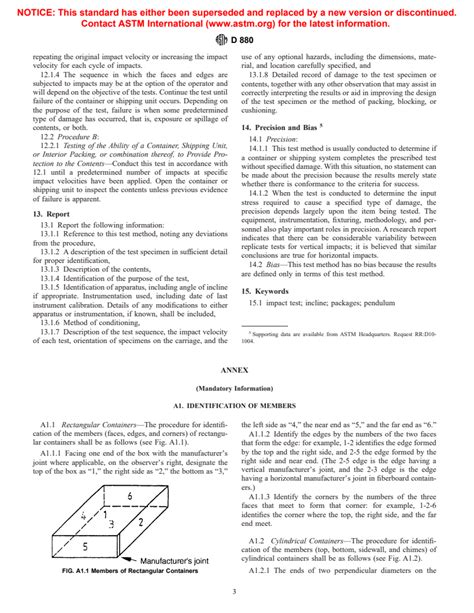 impact test shipping|D880 Standard Test Method for Impact Testing for Shipping .